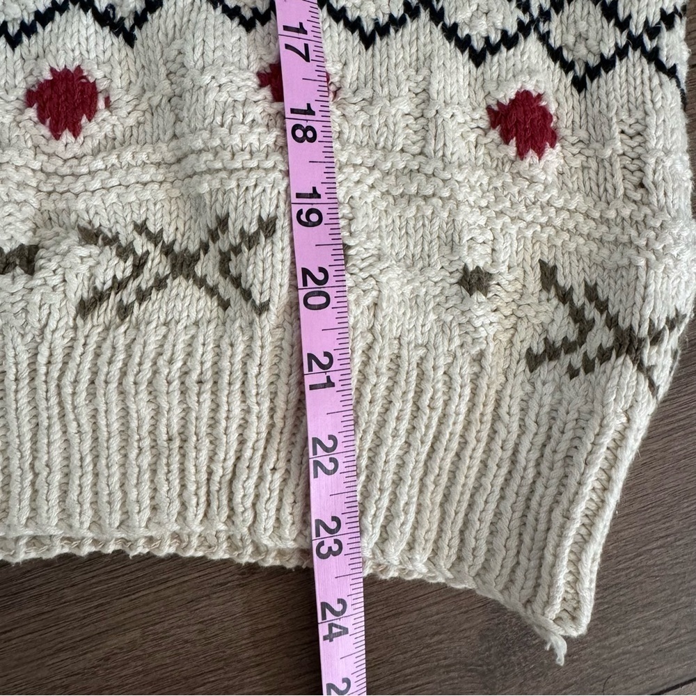 Vintage Hand Knit Grafton & Co Chunky Crewneck - Picture 9 of 10